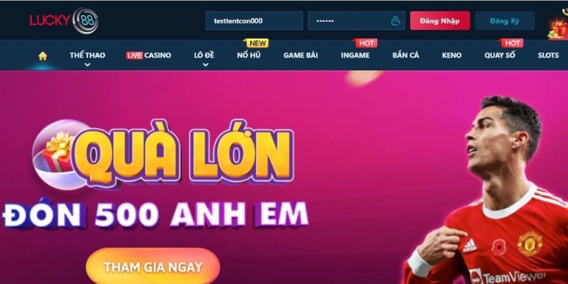 Truy cập nền tảng Lucky88