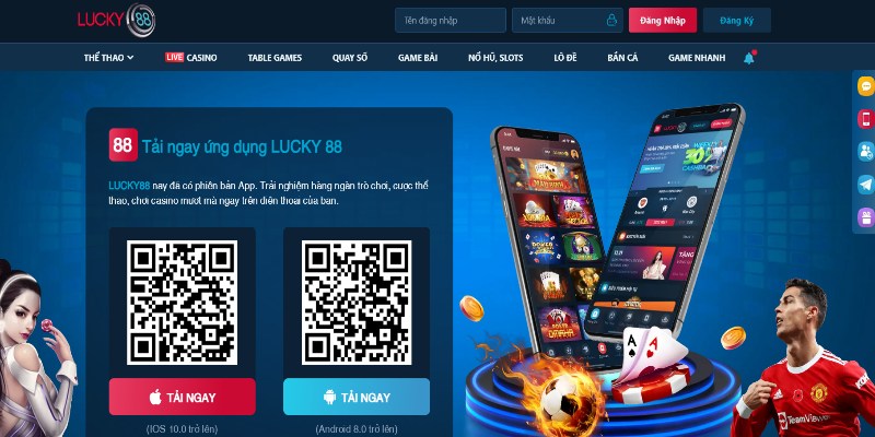 Tải app Lucky88 đơn giản